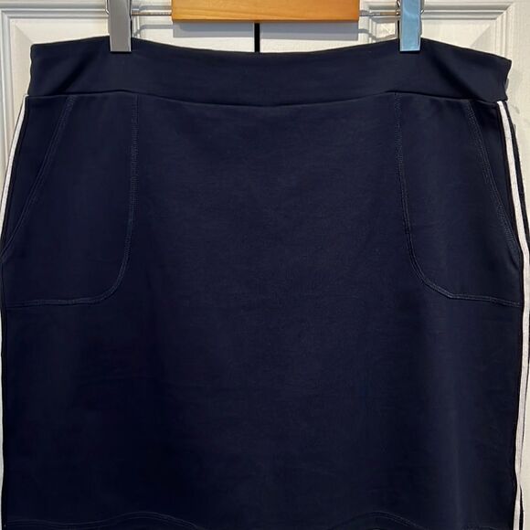 Orly Navy Cotton Skort Size L NWT - Picture 3 of 8